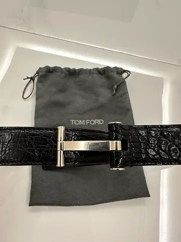 Tom Ford Leather Belt with Dust Bag