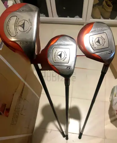 Set of Golf Clubs - Driver, 5 and 3 Woods