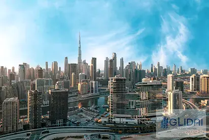 1BR in Business Bay with Burj View | High Floor | Bills Included