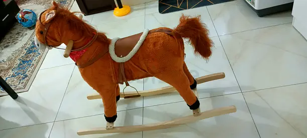 2 items for Baby Toys, swinging horse, and baby inside house swing,