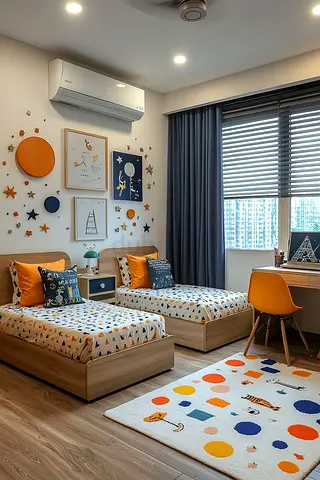 Colorful Childrens Bedroom  Bed for sale