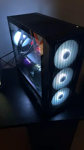Gaming PC with RGB Fans