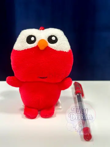 Sesame Street Baby Elmo Plush Toy Keychain.