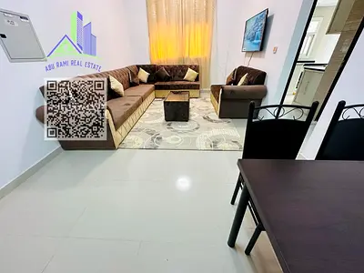 غرفة وصالة وبدون عمولة  للايجار الشهري شاملة الفواتير والانترنت شقق مفروشة ايجار شهري في كل عجمان