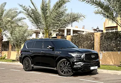 3360/Month @Zero% DP, Infiniti QX 80, Full-Service History, Under Warranty, First Owner