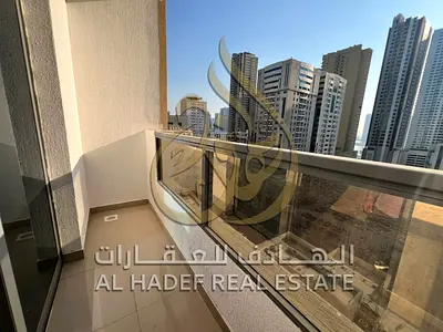 For rent in Al Majaz 3, beautiful 2BR apartment with living room, spacious layout, balcony, excellent finishing, central AC & gas, with flexible payme