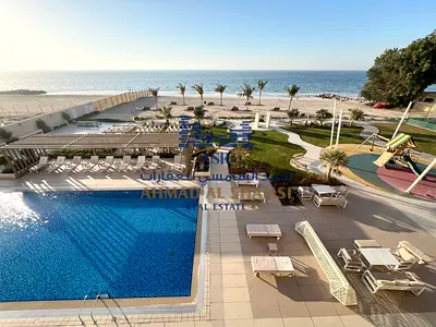Private Beach || Luxurious 3BR + Maids Room || Direct Beach View || Chiller Free || 2 Car Parking Free || All Amenities Free