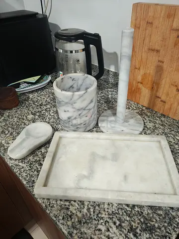 Crate and barrel kitchen marble accessories