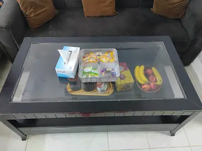 Comfortable Gray Sofa with Cushions