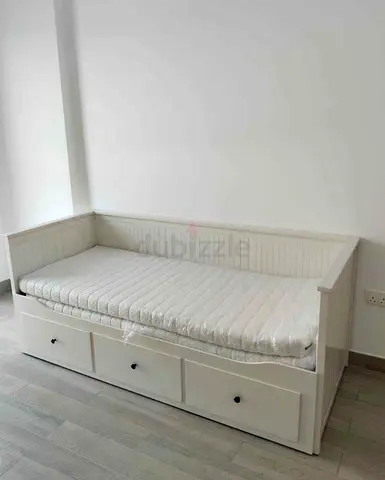 IKEA Hamnes daybed with 3 big storage drawers and 2 IKEA mattresses.