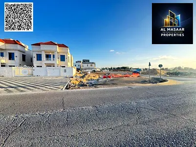 للبيع ارض زواية شارعين تصريح ارضى + 2 مساحة 3600 قدم بسعر شامل رسوم التسجيل و التملك لجميع الجنسيات