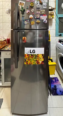 My LG Stainless Steel Top-Freezer Refrigerator - Good Working Condition