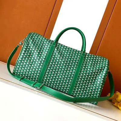 preloved Moynat weekend travel duffle boarding cabin handbag