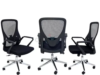 Adjustable Office Chair with Mesh Back
