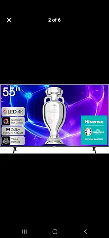 Hisense 55 QLED 4K TV with Dolby Vision