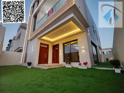 Luxury villa for rent in Al Yasmin, directly overlooking Al Yasmin Park