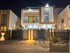 Luxury Villa for Sale in Al Zahya, Ajman | 2 Floors + Roof – 6 Master Bedrooms – Maid’s Room 