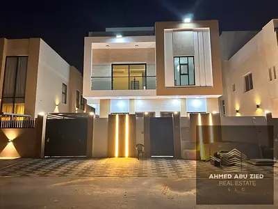 Luxury Villa for Sale in Al Zahya, Ajman | 2 Floors + Roof – 6 Master Bedrooms – Maid’s Room – 3,750 sq.ft Built-up – 3,014 sq.ft Plot – AED 1,750,000