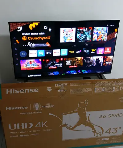 Hisense  43 UHD 4K Smart TV - perfect working condition - 9 months Nesto hypermarket warranty