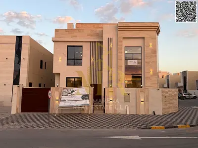 Luxury villa for sale in Al Zahia - elegant design featuring 7 spacious bedrooms and ultra-luxurious finishes in a quiet and strategic location in Ajm