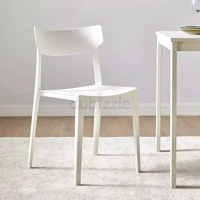 Dining Chair white, modern design/brand new-1pc