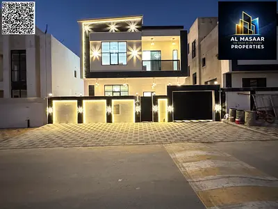 Luxury G+2 villa for sale in Al Helio 2, Ajman. Price includes registration and ownership fees and air conditioning units