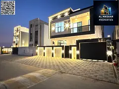 Luxury G+2 villa for sale in Al Helio 2, Ajman. Price includes registration and ownership fees and a