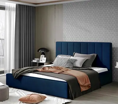 Navy Brand New Queen size bed including medical mattress family bed double bed Queen bed