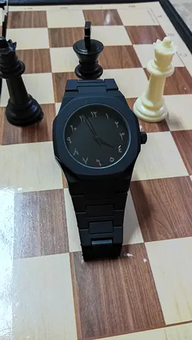 Stylish Black Ceramic Watch with Unique Design . Message for buying . Price is negotiable