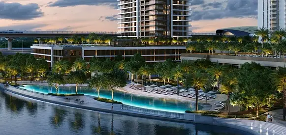 Luxury 1BR | Palace Creek Blue | Waterfront Living | Investor Deal
