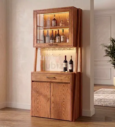 Elegant Wooden Vine Counter