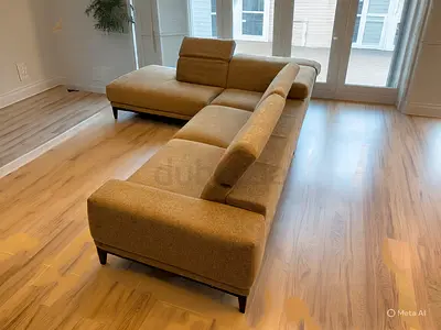 Almost like new condition Natuzzi L shape sofa