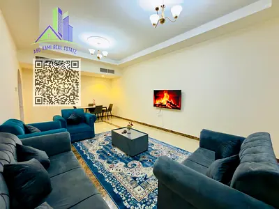 شقق مفروشة بناية جديدة فرش جديد غرفة صالة مفروشة اول ساكن شاملة الفواير عجمان الروضة 2