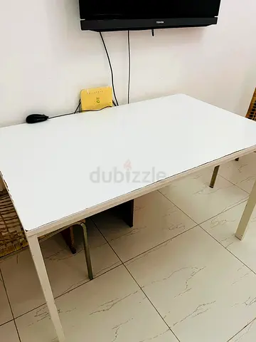 Modern White Dining Table