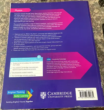 Physics As  A Level coursebook