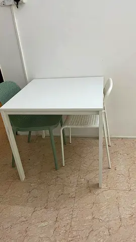 Minimalist Dining Table with Chairs