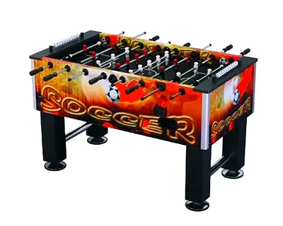 Foosball Table Multicolor Soccer Arcade Game Table