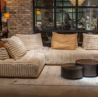 Stylish Modern Sofa with Plush Cushions Marina Dwyne Modular sofa