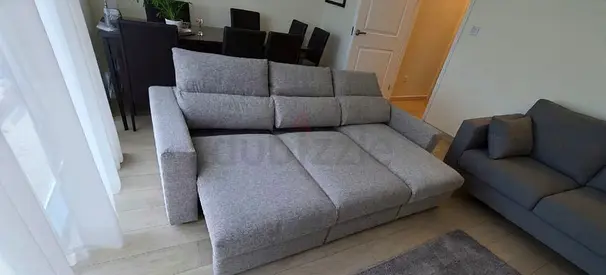 Ikea eskilstuna L shape sofa under storage