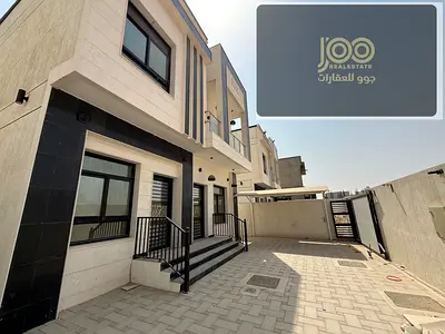 Villa for rent in Al Zahiyah area, Ajman 3 bedrooms, large living room, and outdoor yard Price: 90,000 AED