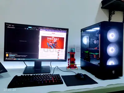 Gaming PC | High End | 32 GB | 1.5 TB | Like New | 1440 P 144 HZ Monitor