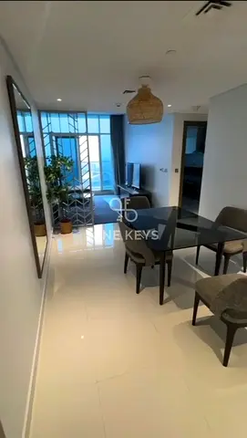 High Floor 1BR | Fully Furnished | Stunning Burj View
