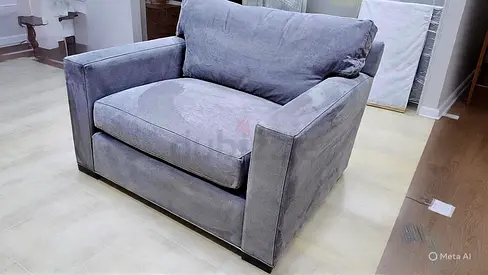 Crate and Barrel axis arm chair