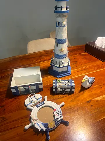 Coastal Sea Themed Decorative Items Collection