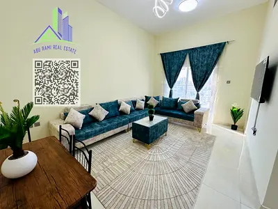 بدون عمولة غرفتن وصالة للإيجار الشهري مفروش فرش جديد بناء جديد فقط 5200 شامل الفواتير ومتاح شقق مفروشة ايجار شهري