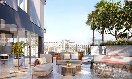 شقة بغرفة نوم واحدة | Lume Residences JVC | مفروشة | إطلالات على وسط المدينة والمسبح