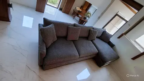 Crate and Barrel lounge deep L Shape Sofa