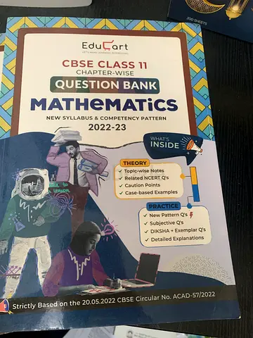 Educart CBSE CLASS 11 QUESTION BANK Book for 2022-2023