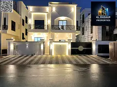Seize the opportunity and own a luxurious classic villa with a roof terrace in Ajman. First occupanc