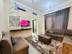 1BHK building new furniturein Al Rawda1 All Bills Included